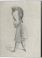 Caricature of the Journalist Theodore Pelloquet, 1858 Fine Art Print