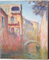 Venice - Rio de Santa Salute, 1908 Fine Art Print