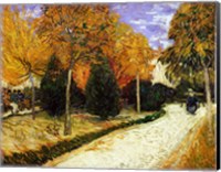Path in the Park at Arles, 1888 Fine Art Print