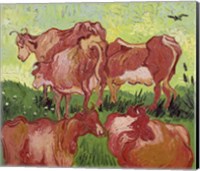 Cows, 1890 Fine Art Print