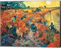 Red Vineyards at Arles, 1888 Fine Art Print