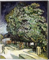 Chestnut trees in Blossom, Auvers-sur-Oise, 1890 Fine Art Print
