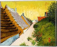 Farmhouses at Saintes-Maries, June 1888 Fine Art Print