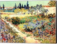 The Garden at Arles, 1888 Fine Art Print