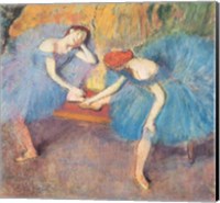 Two Dancers at Rest Fine Art Print
