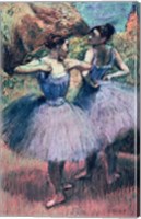 Dancers in Violet Fine Art Print