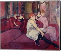 In the Salon at the Rue des Moulins, 1894 Fine Art Print