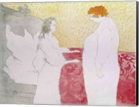 Woman in Bed, Profile - Waking Up, 1896 Fine Art Print