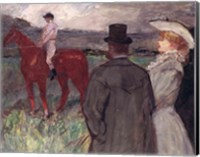 At the Racecourse, 1899 Fine Art Print