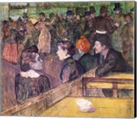 At the Moulin de la Galette, 1899 Fine Art Print