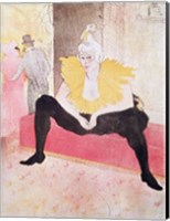 The Clowness Cha-U-Kao Seated, 1896 Fine Art Print