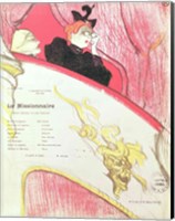 Cover of a programme for 'Le Missionaire' at the Theatre Libre Fine Art Print