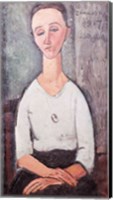 Portrait of Madame Chakowska, 1917 Fine Art Print