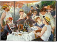 The Luncheon of the Boating Party, 1881 Fine Art Print