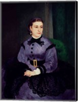 Portrait of Mademoiselle Sicot, 1865 Fine Art Print