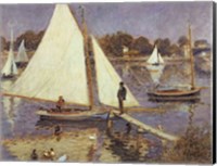 The Seine at Argenteuil, 1874 Fine Art Print