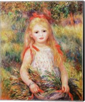 The Little Gleaner, 1888 Fine Art Print