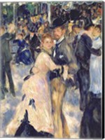 Ball at the Moulin de la Galette, 1876 - close up Fine Art Print