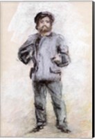 Portrait of Claude Monet - standing Fine Art Print