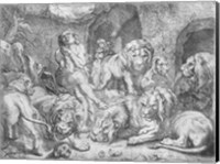 Daniel in the lions' den Fine Art Print