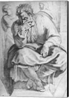 The Prophet Jeremiah, after Michangelo Buonarroti Fine Art Print