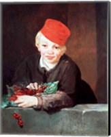 The Boy with the Cherries, 1859 Fine Art Print