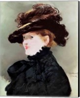 Portrait of Mery Laurent Fine Art Print