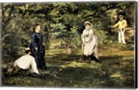 The Game of Croquet, 1873 Fine Art Print