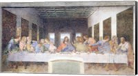 The Last Supper, 1495-97 (post restoration) Fine Art Print