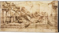Perspective Study for the Background of The Adoration of the Magi Fine Art Print