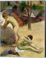 Breton Boys Bathing, 1888 Fine Art Print
