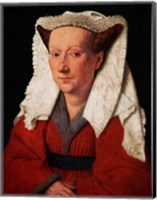 Portrait of Margaret van Eyck, 1439 Fine Art Print