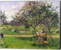 The Wheelbarrow, Orchard, c.1881 Fine Art Print