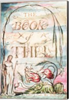 The Book of Thel; Title Page, 1789 Fine Art Print