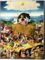 The Haywain: central panel of the triptych, c.1500 Fine Art Print