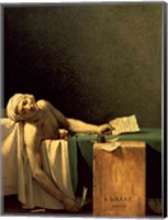 The Death of Marat, 1793 Fine Art Print