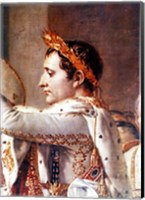 The Consecration of the Emperor Napoleon and the Coronation of the Empress Josephine, detail of Napoleon Fine Art Print