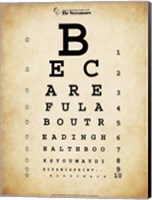 Mark Twain Eye Chart Fine Art Print