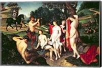 Diana Bathing, 1558 Fine Art Print