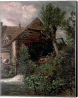 Watermill at Gillingham, Dorset Fine Art Print