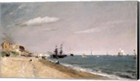 Brighton Beach with colliers, 1824 Fine Art Print