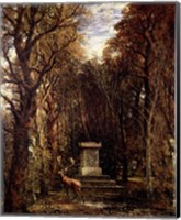 The Cenotaph to Reynold's Memory, Coleorton, c.1833 Fine Art Print