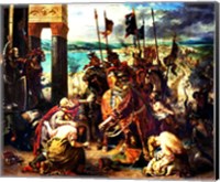 The Crusaders' entry into Constantinople Fine Art Print