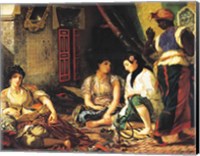 The Women of Algiers in their Apartment, 1834 Fine Art Print