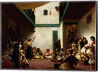 A Jewish wedding in Morocco, 1841 Fine Art Print