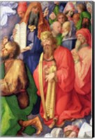 Landauer Altarpiece: King David, 1511, Detail Fine Art Print