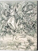 St. Michael Battling with the Dragon from the 'Apocalypse' Fine Art Print