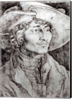 Portrait of an unknown man, 1521 Fine Art Print