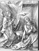 The Annunciation from the 'Small Passion' series, 1511 Fine Art Print