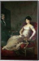 The Marquesa de Villafranca Painting her Husband, 1804 Fine Art Print